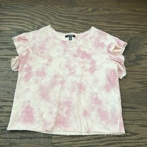 Joes kids ruffle pink top